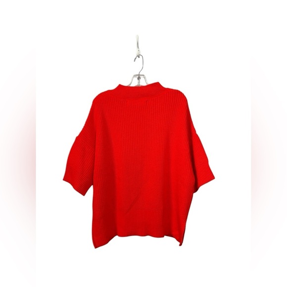 Zaraknit, Orange Knit Oversized Sweater, Medium π§Ά - Picture 7 of 8